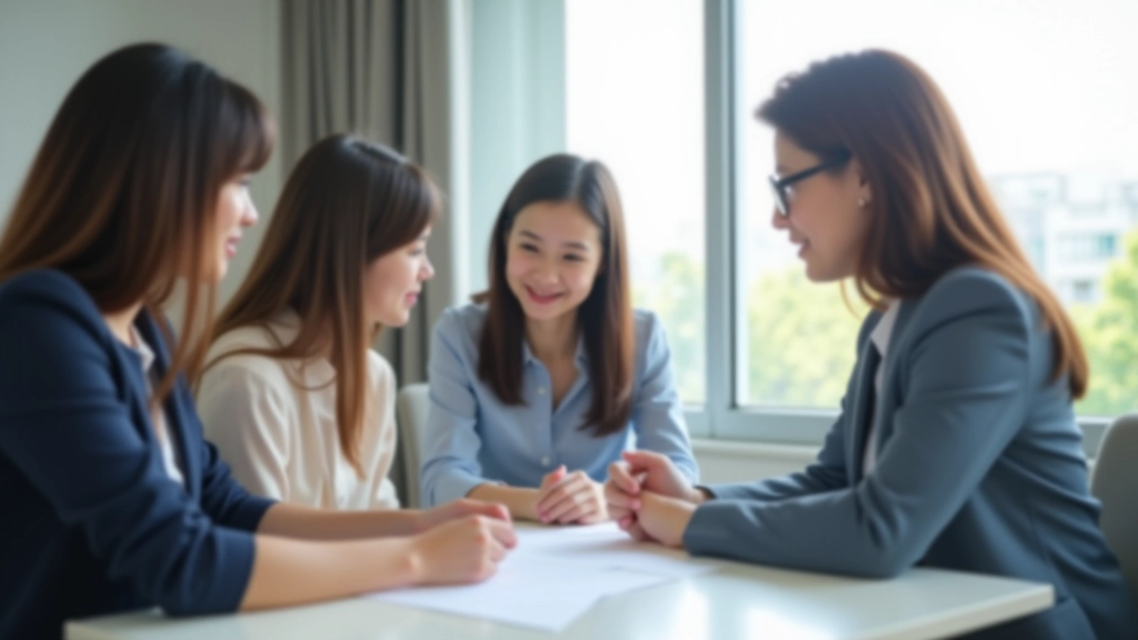 Family meeting with financial advisor about education savings planning