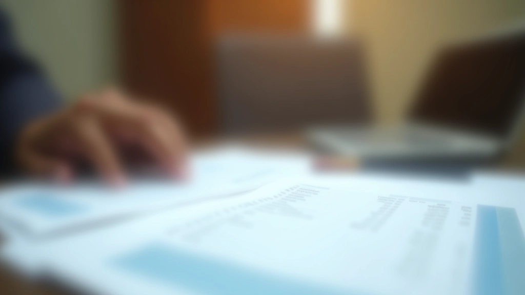 Savings account statement and investment documents on financial desk