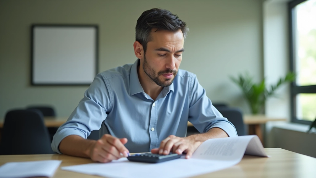 Parent reviewing education savings plan and future cost calculations